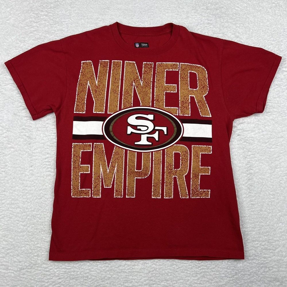 San Francisco 49ers Shirt Mens Red Medium‎ Niner Empire NFL Football Adult